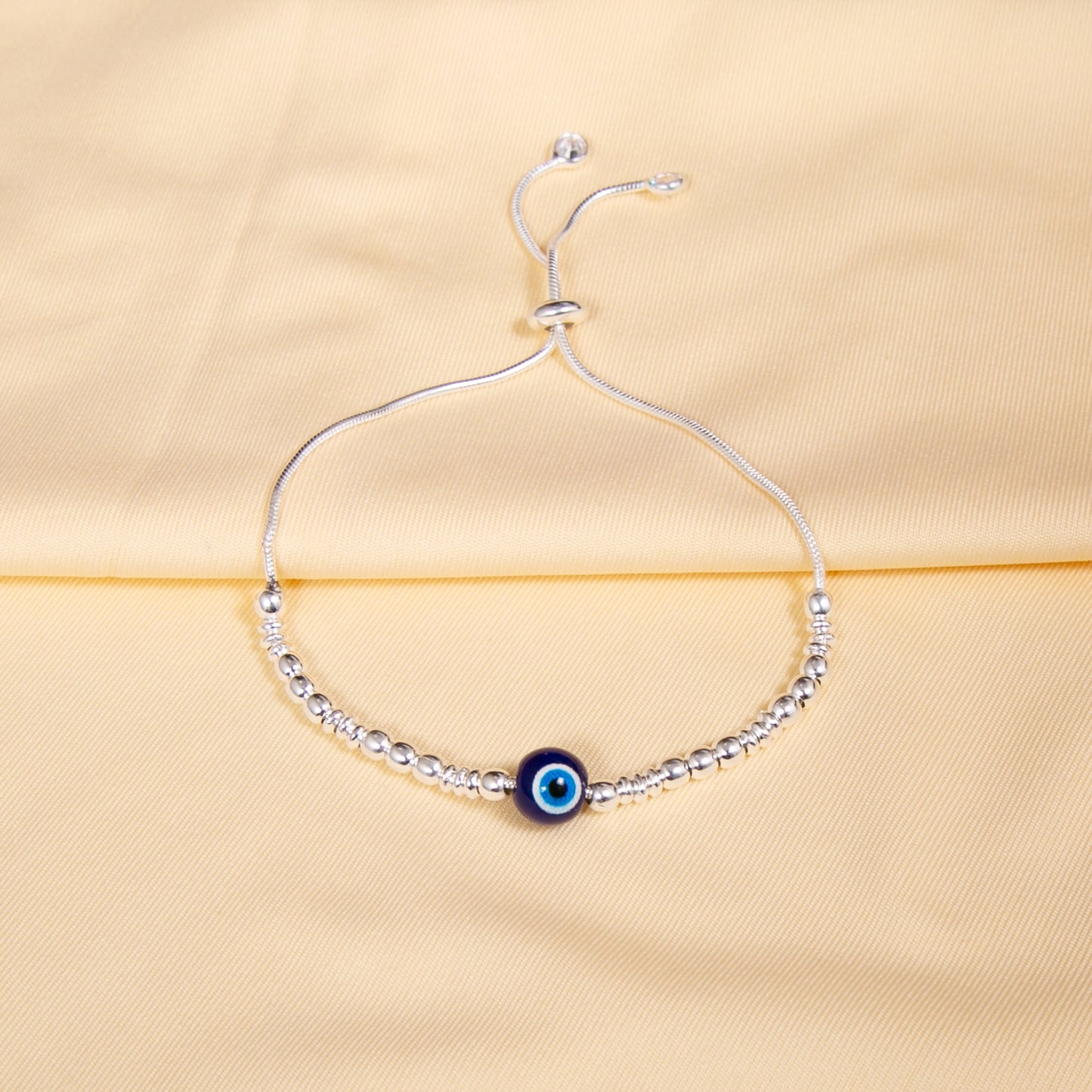 Evil Eye Silver Bracelet