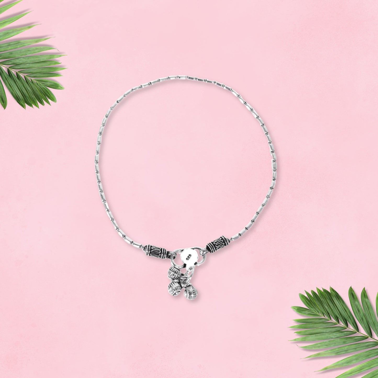 Chain Design Anklet (Payal) for women in Pure 925 Sterling Silver
