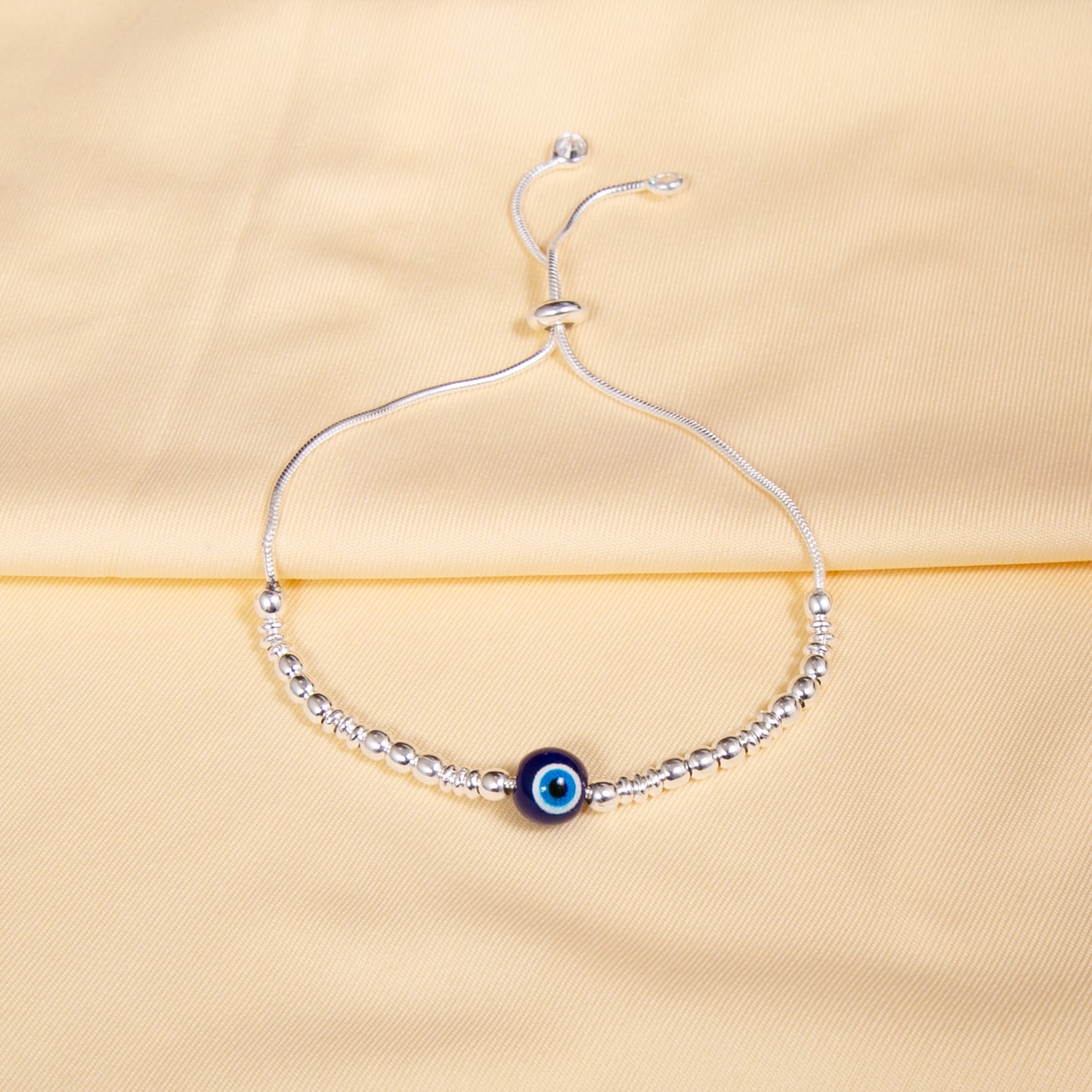 Evil Eye Silver Bracelet