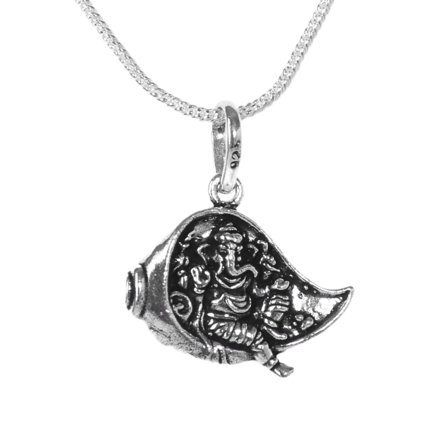 Ganesh Silver Pendant