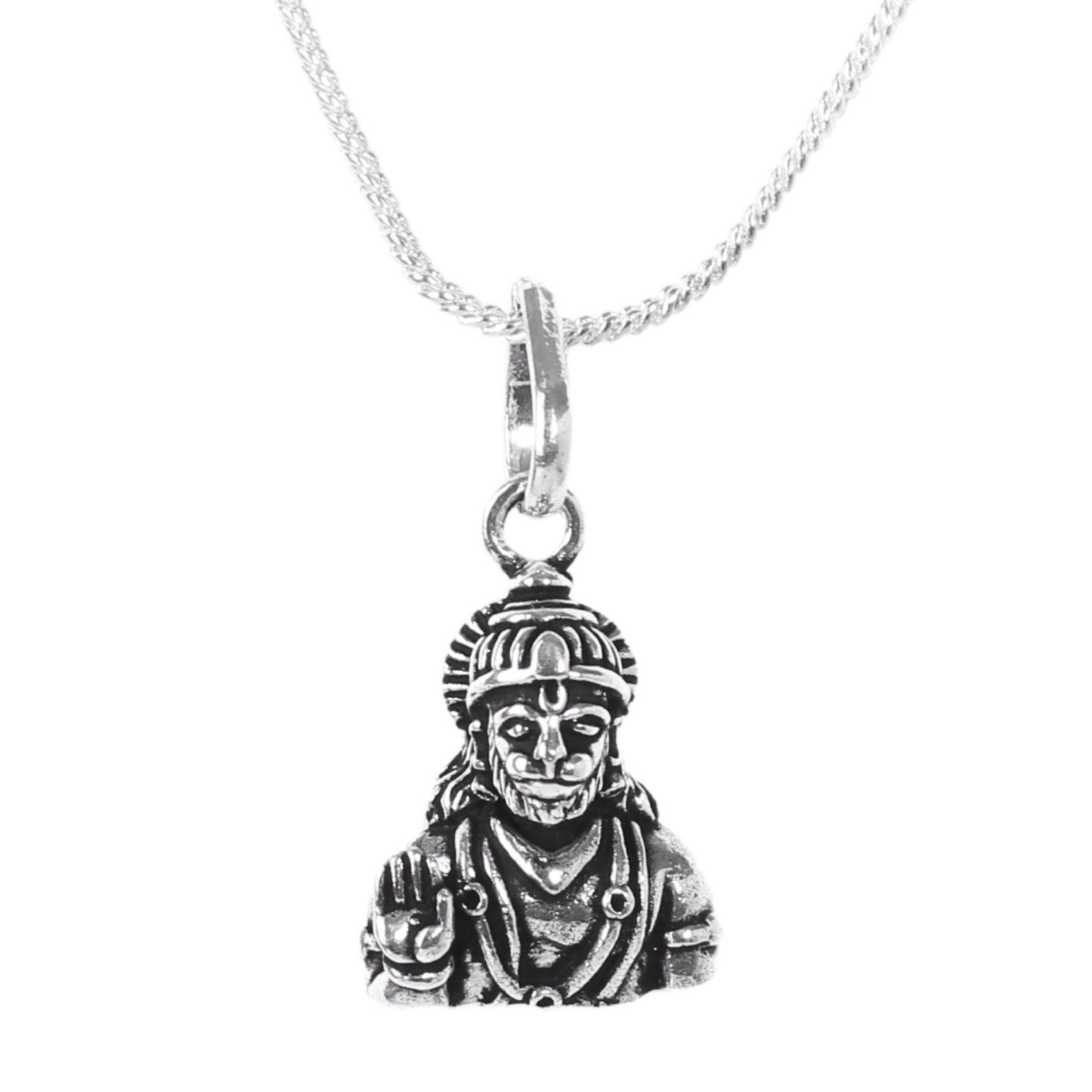 Hanuman Silver Pendant