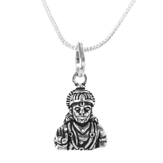 Hanuman Silver Pendant