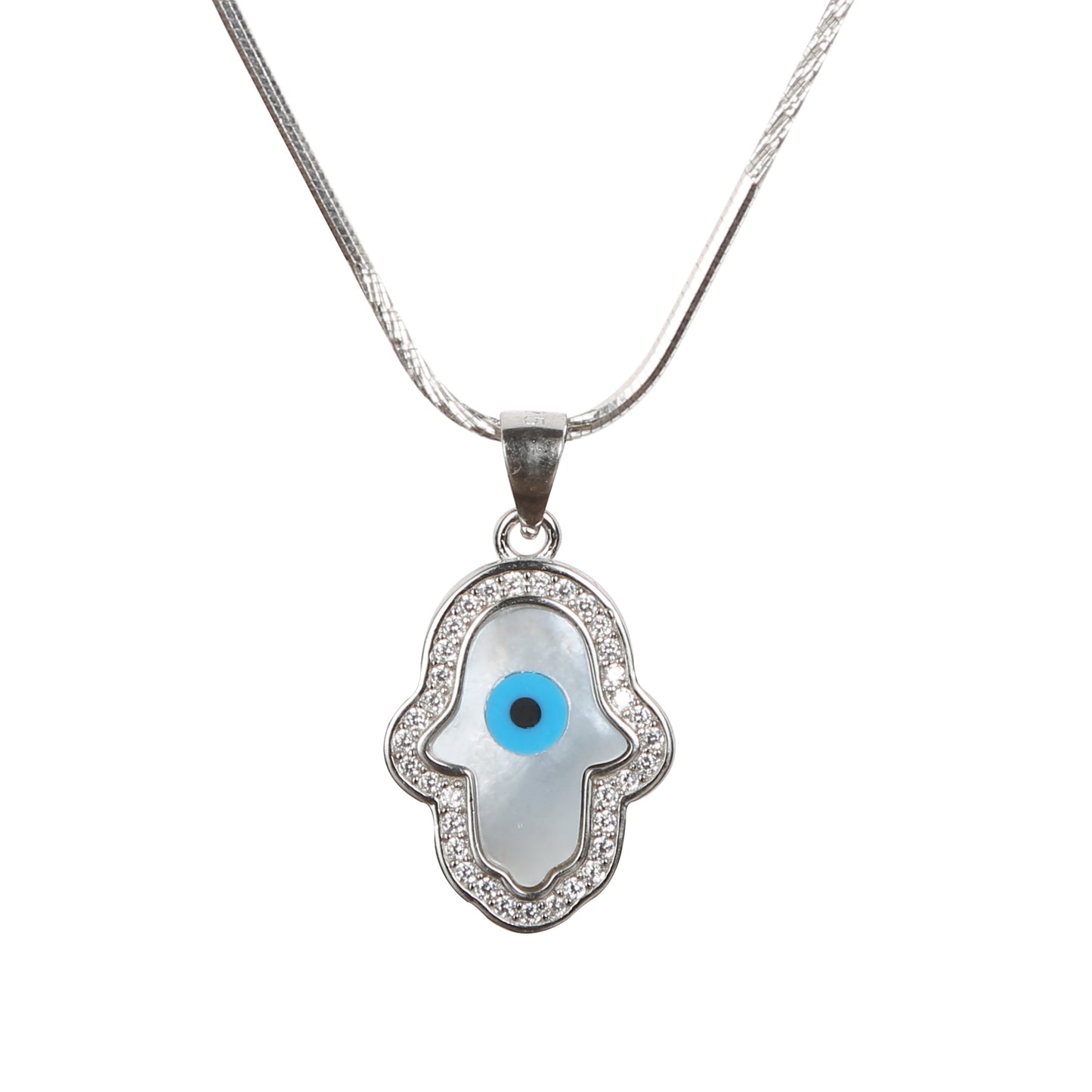 Evil Eye Zircon Pendant