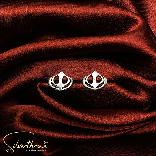 Sikhs Silver Earring Tops