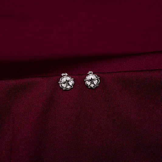 Floral Zircon Earring Tops