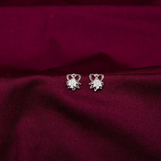 Floral Zircon Earring Tops