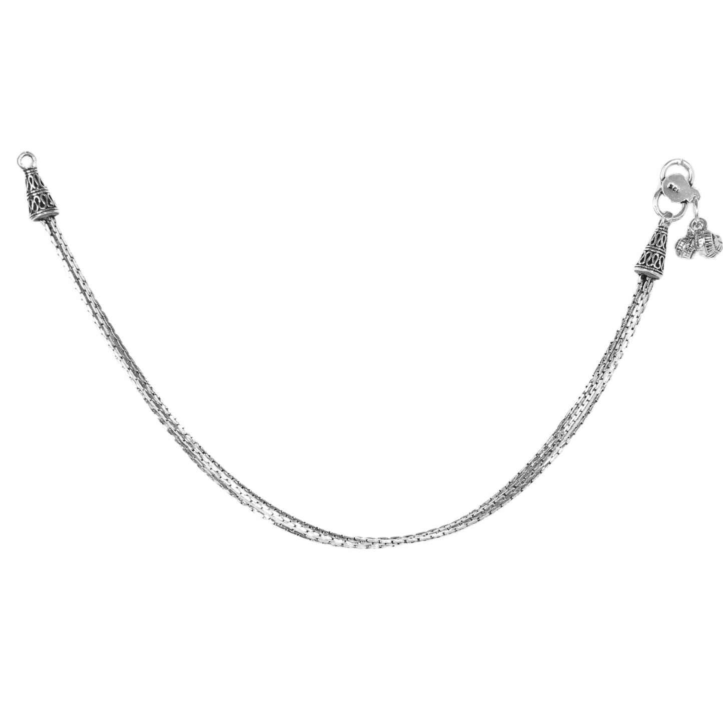 925 Silver Chain Style Anklet