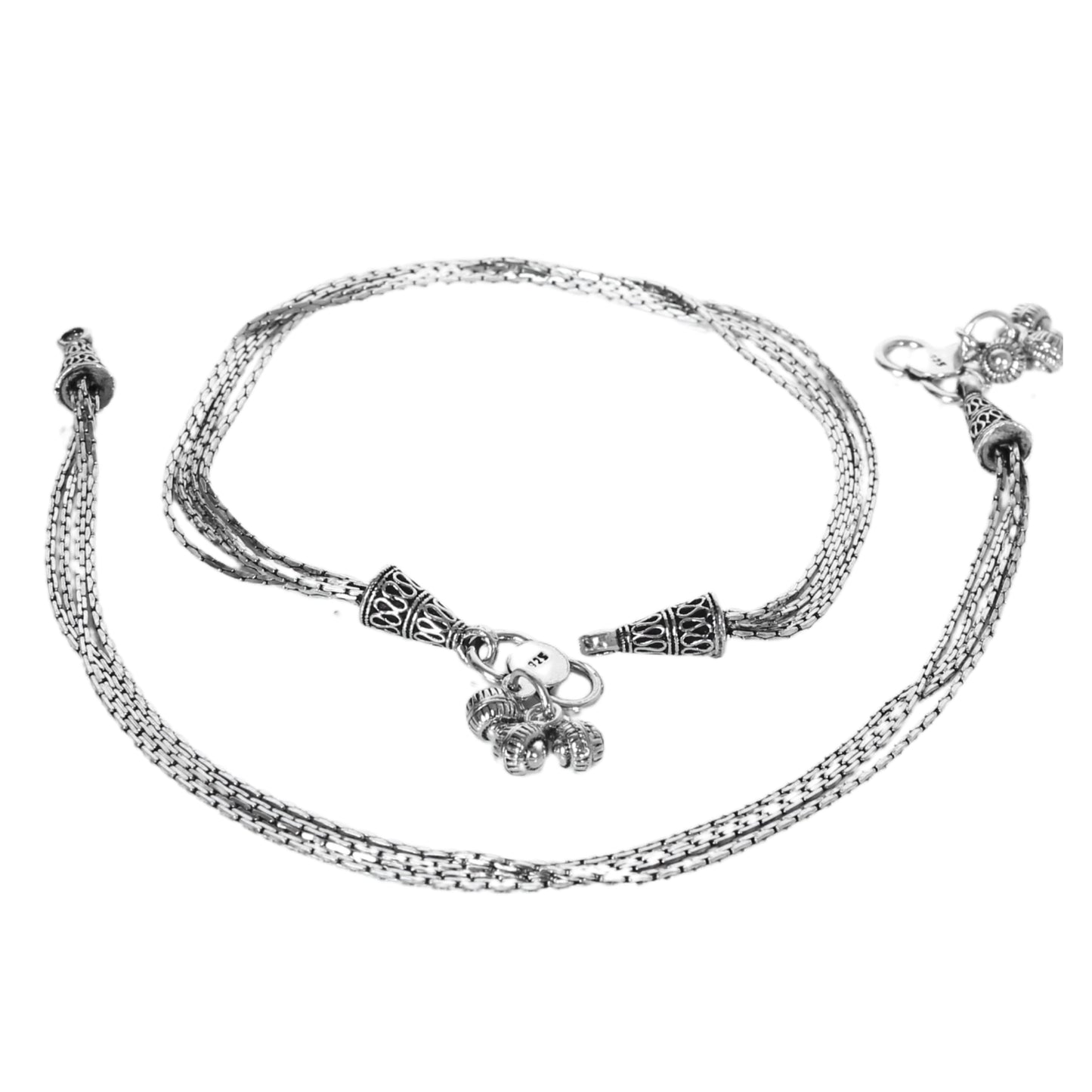 925 Silver Chain Style Anklet